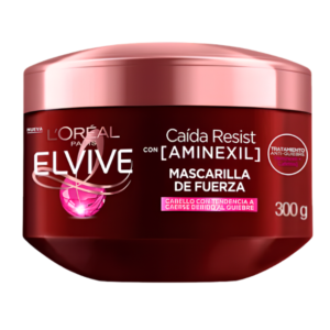 L'Oréal Paris Elvive Caída Resist con Aminexil Mascarilla de Fuerza 300 g