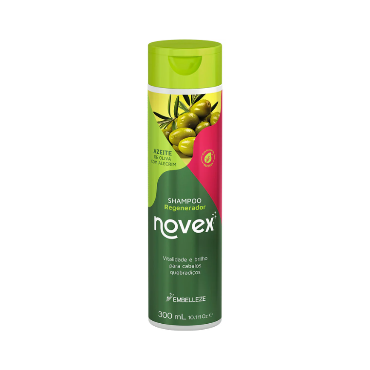Novex Azeite de Oliva com Alecrim Shampoo Regenerador Vitalidade e Brilho 300ml