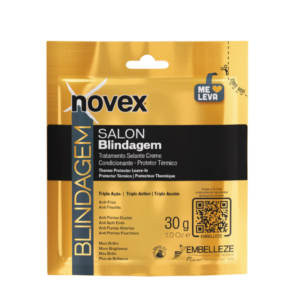 Novex Salon Blindagem Sachet Tratamiento Sellante Protector Térmico 30g