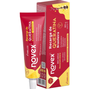 Novex Recarga de Queratina Brasileira Crema Reconstructora 80g