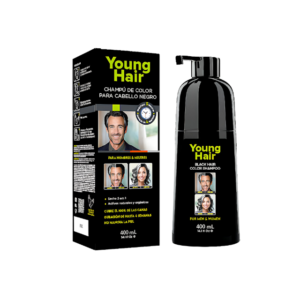 Young Hair Shampoo de Color para Cabello Negro 400ml