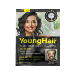 Young Hair Shampoo de Color para Cabello Negro 25ml