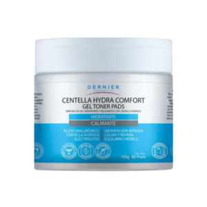 Dernier Cosmetics Parches de Gel Hidratantes y Relajantes con Centella Asiática 100g / 80 Pads