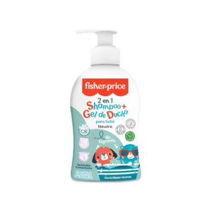 Fisher-Price 2 en 1 Shampoo + Gel de Ducha para Bebé Neutro 400ml