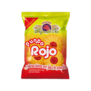 Galletera Trigo De Oro Punto Rojo Galletas Dulces Con Jalea De Guayaba 90g