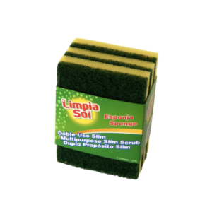 Limpia Sol Esponja Doble-Uso Slim Pack de 3 Und