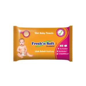 Fresh’n Soft Toallitas Húmedas Classic Wet Baby Towels 40 Und