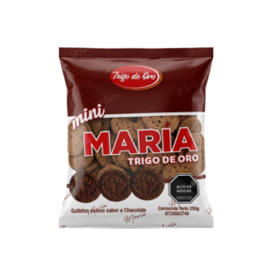 Trigo De Oro Mini María Galletas Dulces Sabor A Chocolate 250g