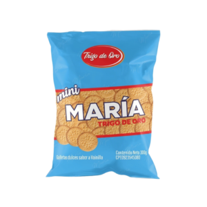 Trigo De Oro Mini María Galletas Dulces Sabor A Vainilla 300g