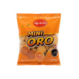Trigo De Oro Mini Oro Galletas Dulces Con Sabor Naranja 250g